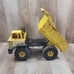 Tonka Mighty Vintage XMB-975 Loader Metal Dump Truck Yellow Turbo Diesel