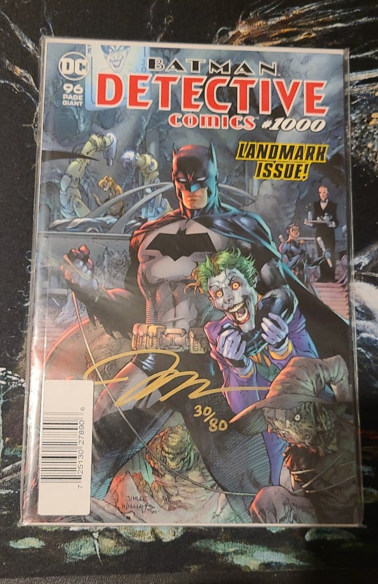 Detective comics 1000 signed by Jim Lee COA