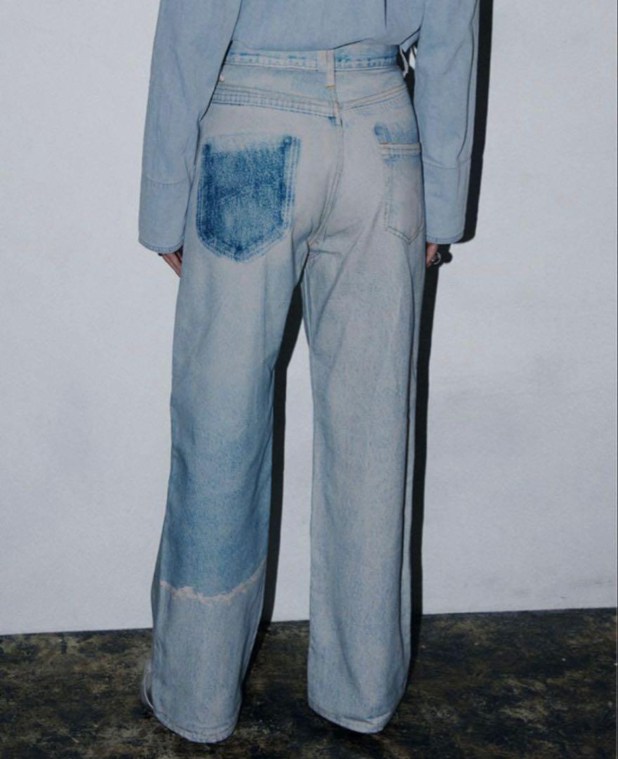 AmeriVINTAGE TROMPE L'OEIL DENIM PANTS