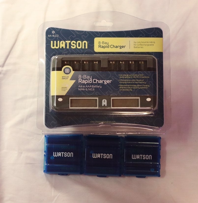 Watson 8Bay Rapid Charger with Batteries