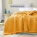 YnM Knitted Weighted Blanket, Hand Made Chunky Knit Weighted Throw Blanket for S
