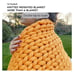 YnM Knitted Weighted Blanket, Hand Made Chunky Knit Weighted Throw Blanket for S