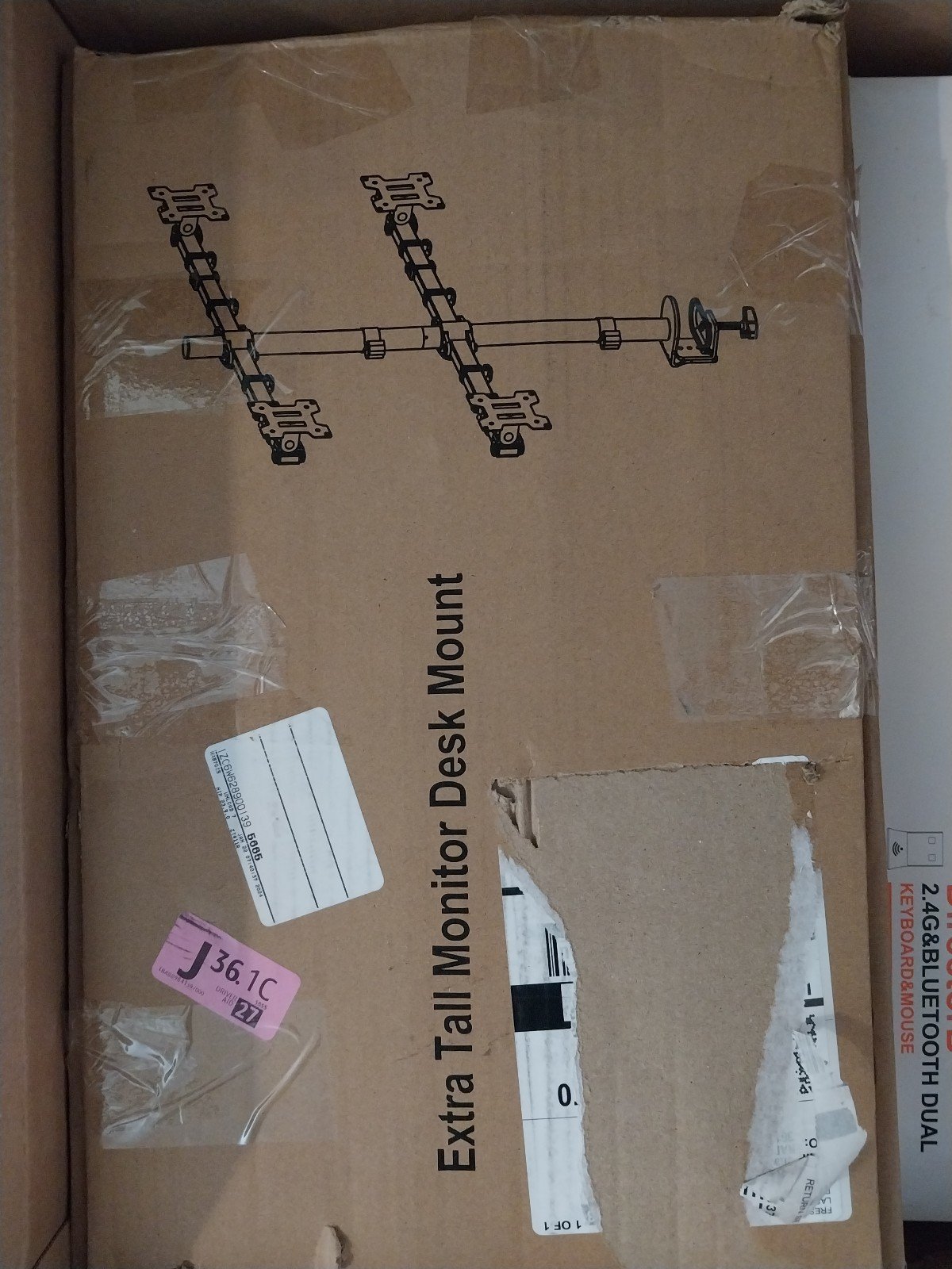 Extra tall Monitor mount