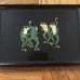 Couroc Serving Tray with 4 Dancing Frogs