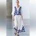Zara NWT Embroidered Skirt size L