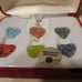 Sterling Silver Changeable Heart Necklace 18 inch Sterling silver chain.