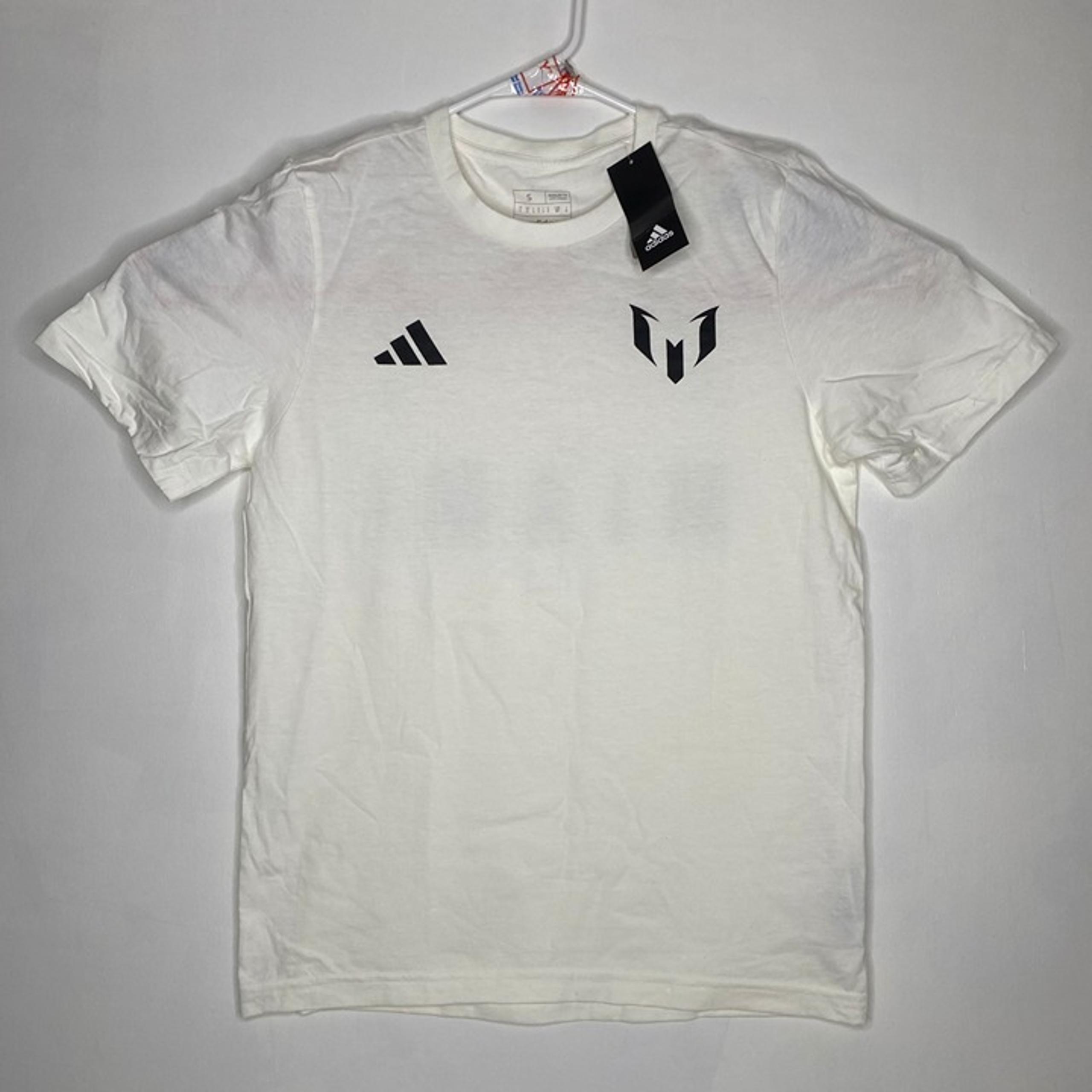 Adidas Men's Messi X Miami Bienvenido a Miami Tee -Messi Graphic Logo Size Small