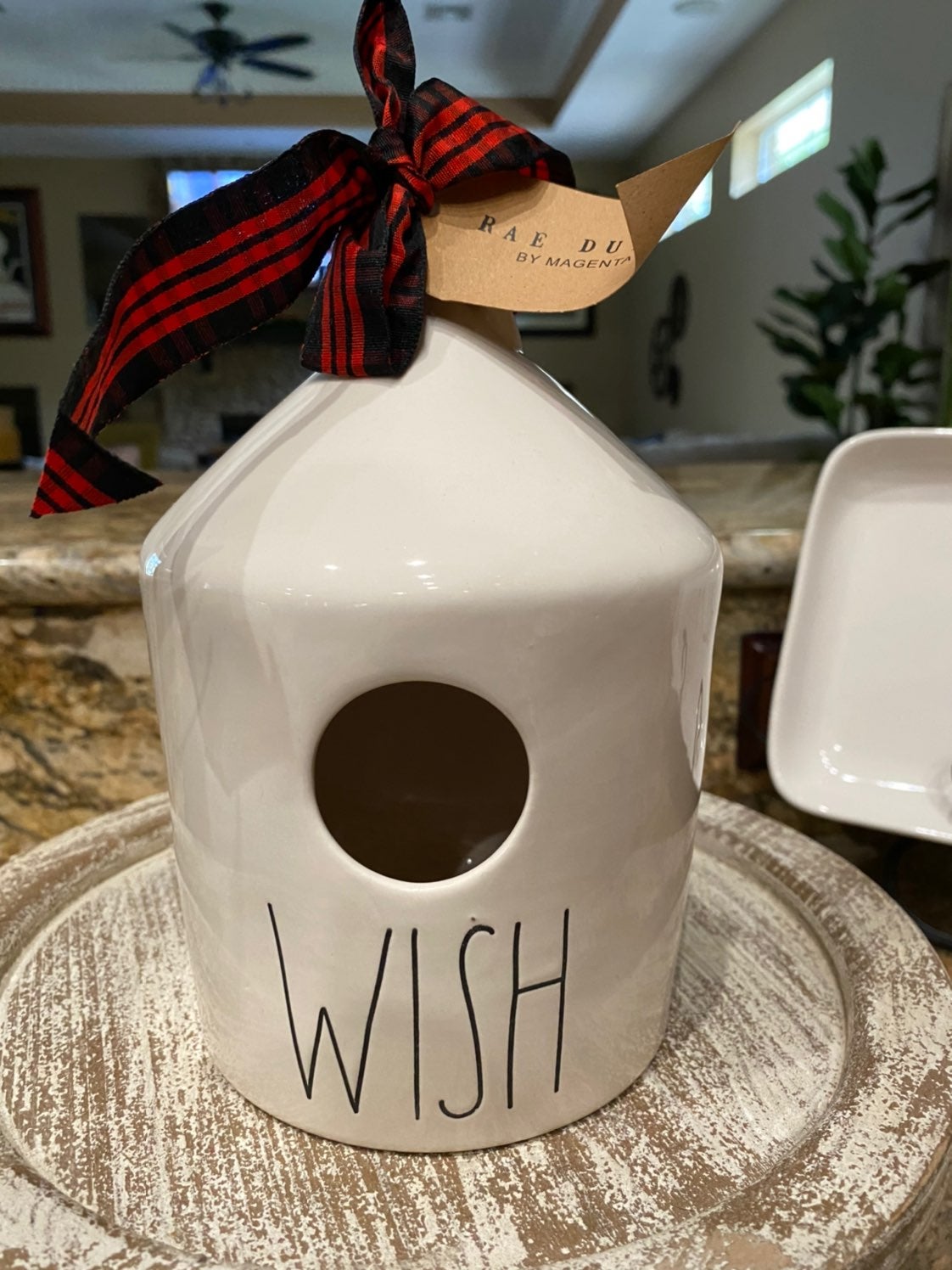 Rae dunn OG NWT Wish birdhouse 2018