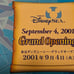 SEALED Tokyo Disney Sea Grand Opening Cast Member Exclusive Coin Medal 2001