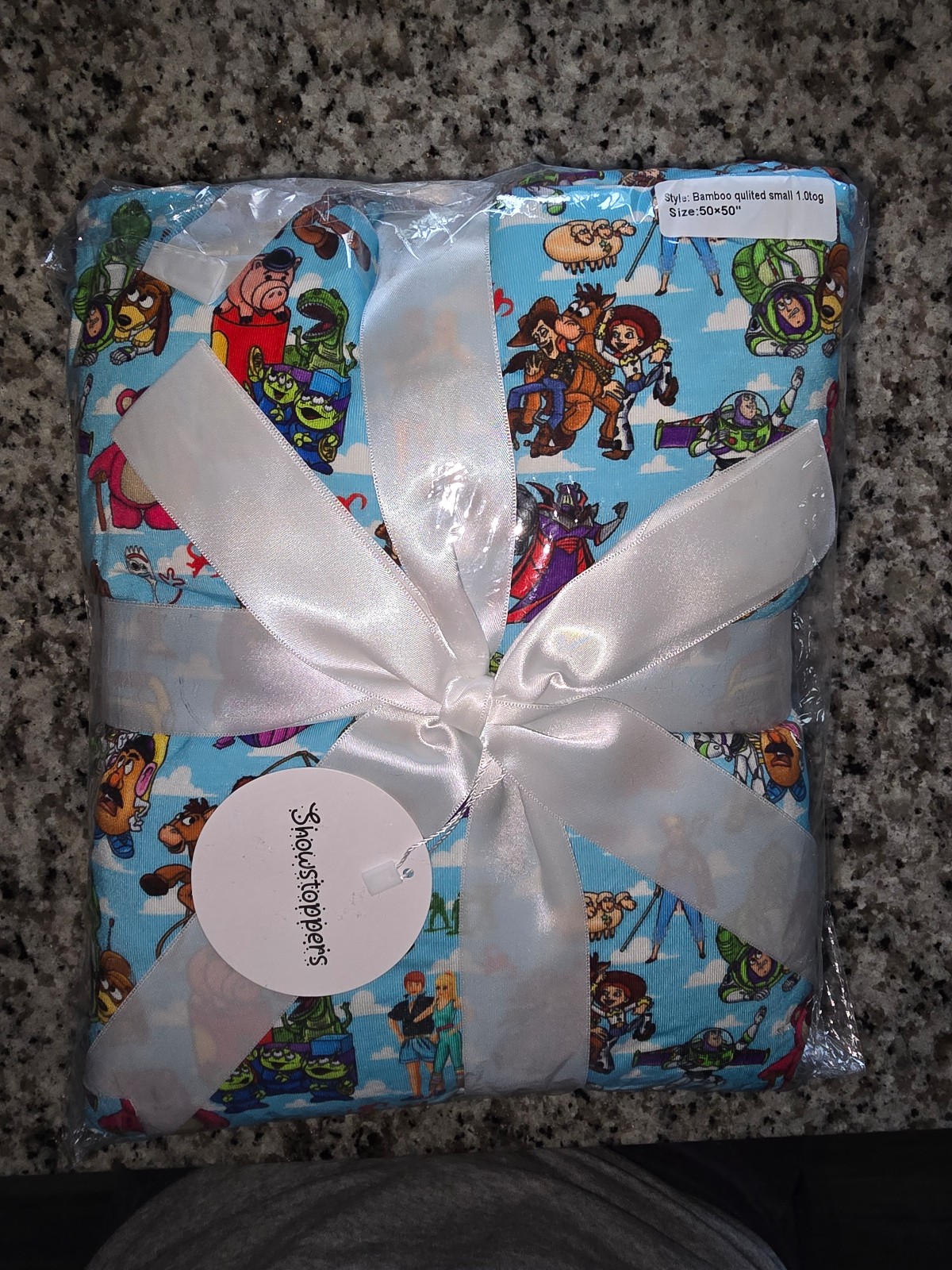Showstoppers toy story bamboo blanket