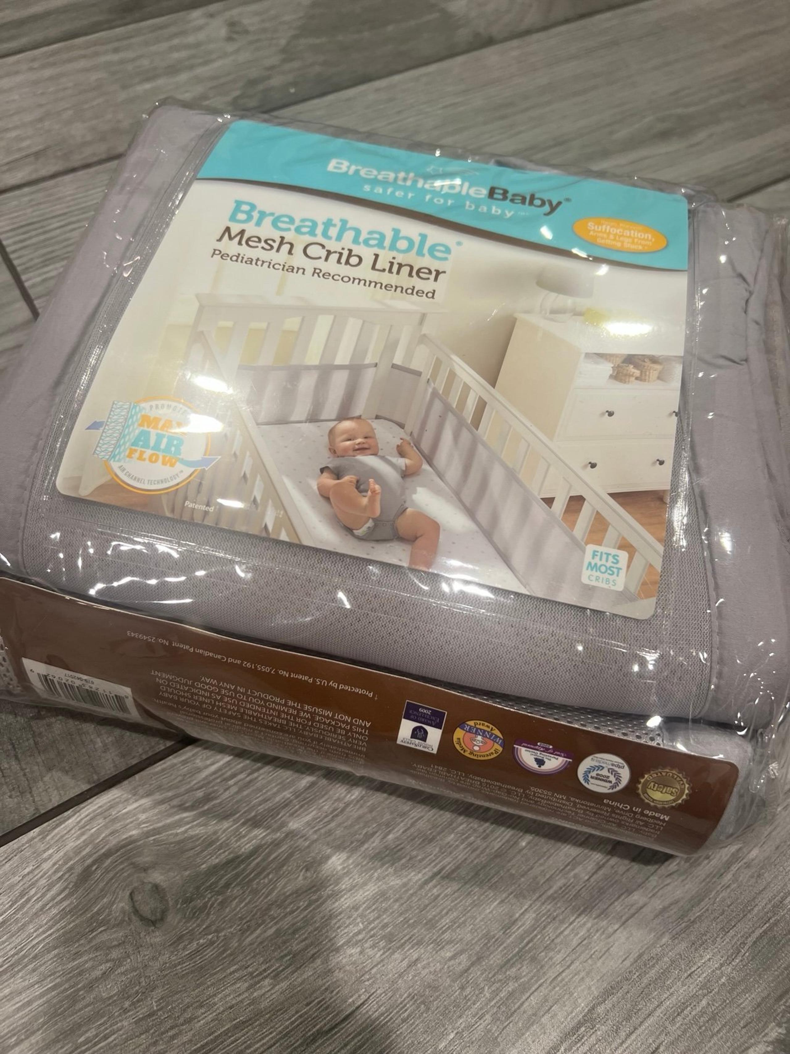 Breathable Baby Mesh Crib Liner