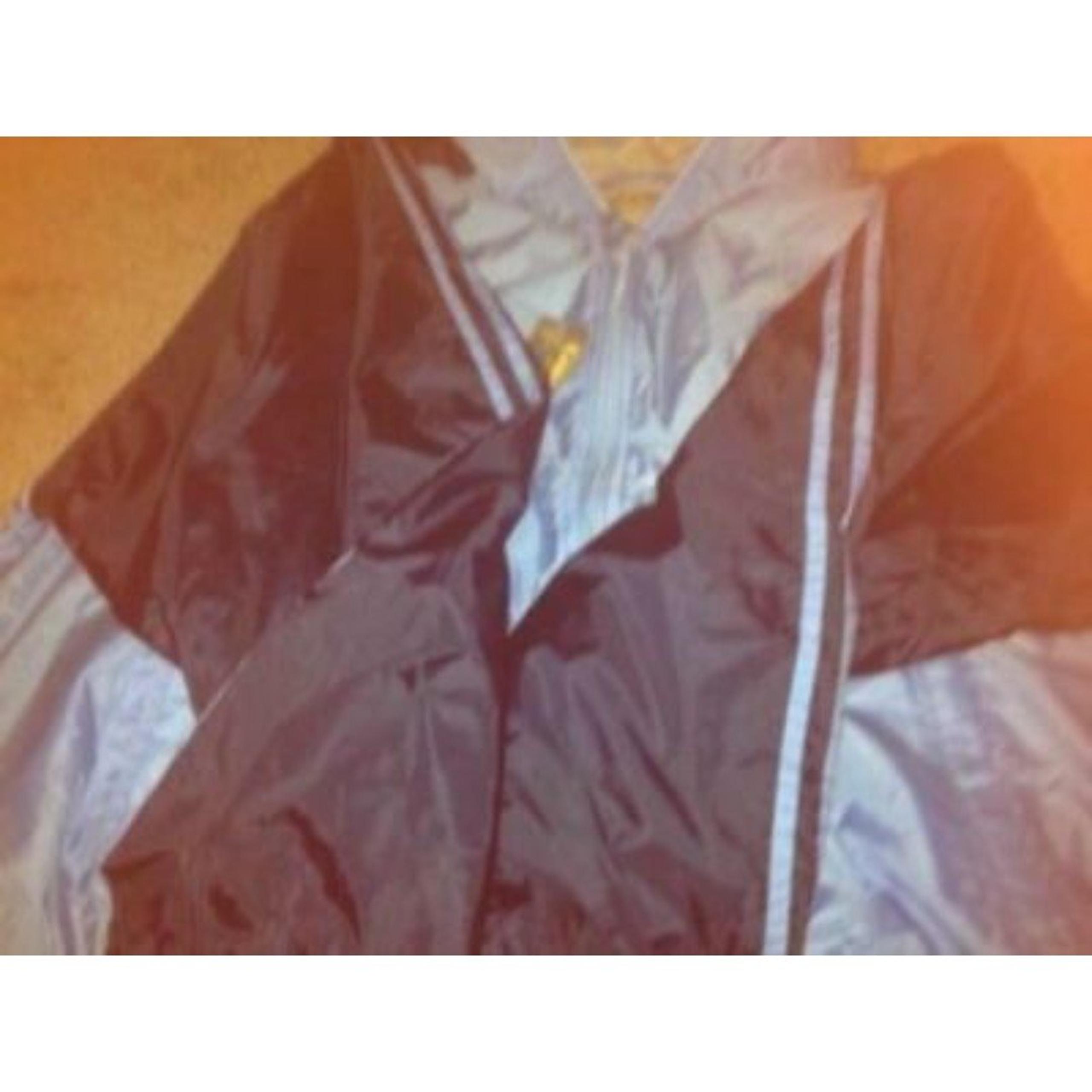 Vtg Steve And Barrys Hooded Jacket Wind Breaker Size Large Blue