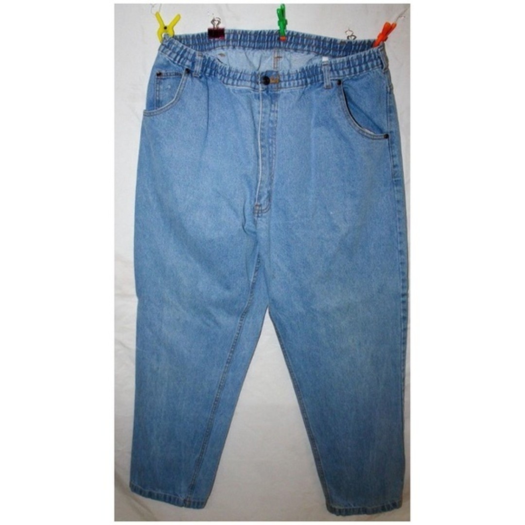 Casual Joe Elastic Waist Denim Pants