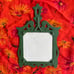 Vintage Mushroom ceramic tile cast iron green toadstool kitchen decor hot plate
