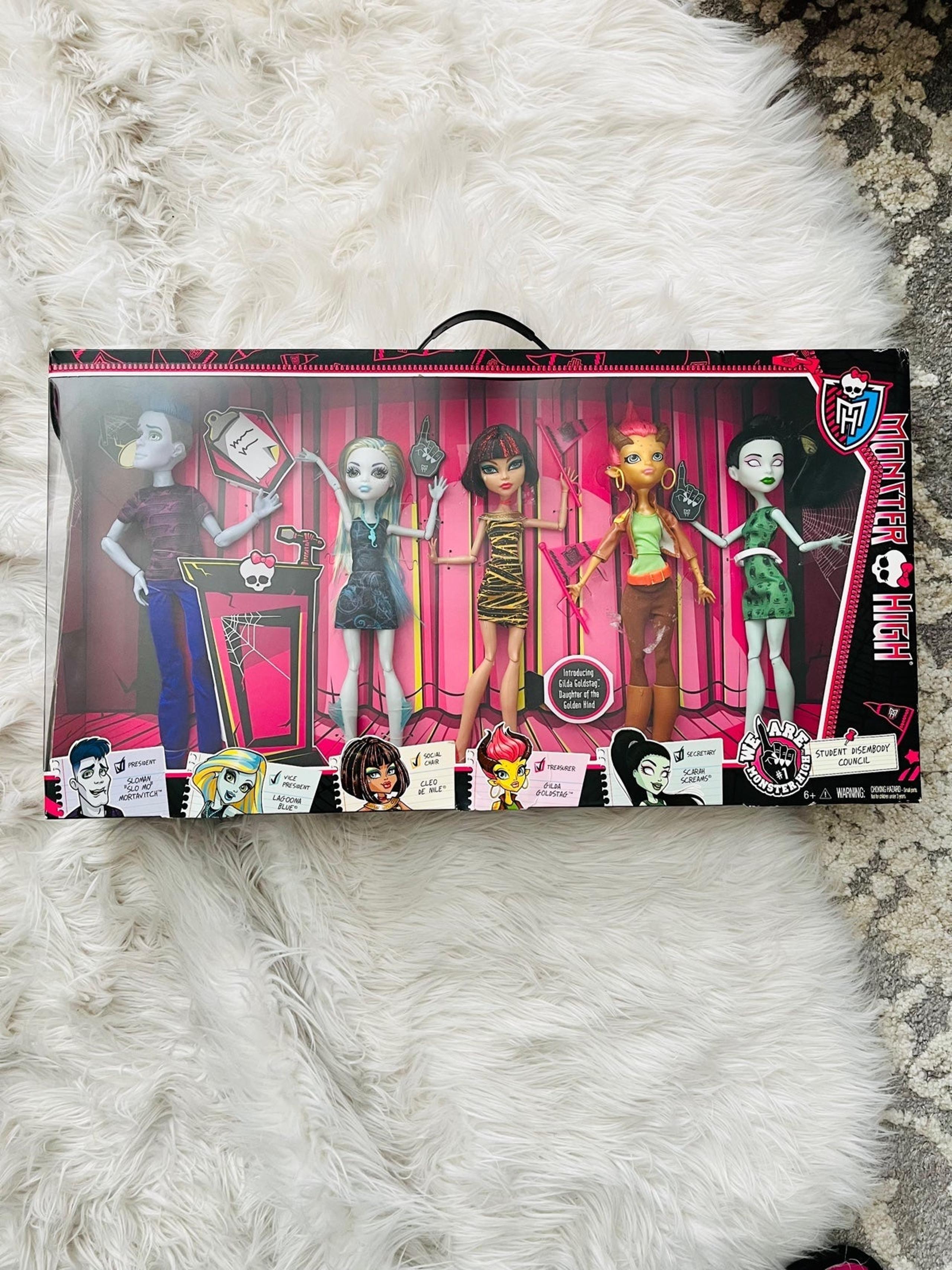 Monster High Disembodied Student Council (with exclusive Gilda Goldstag) [5pk]