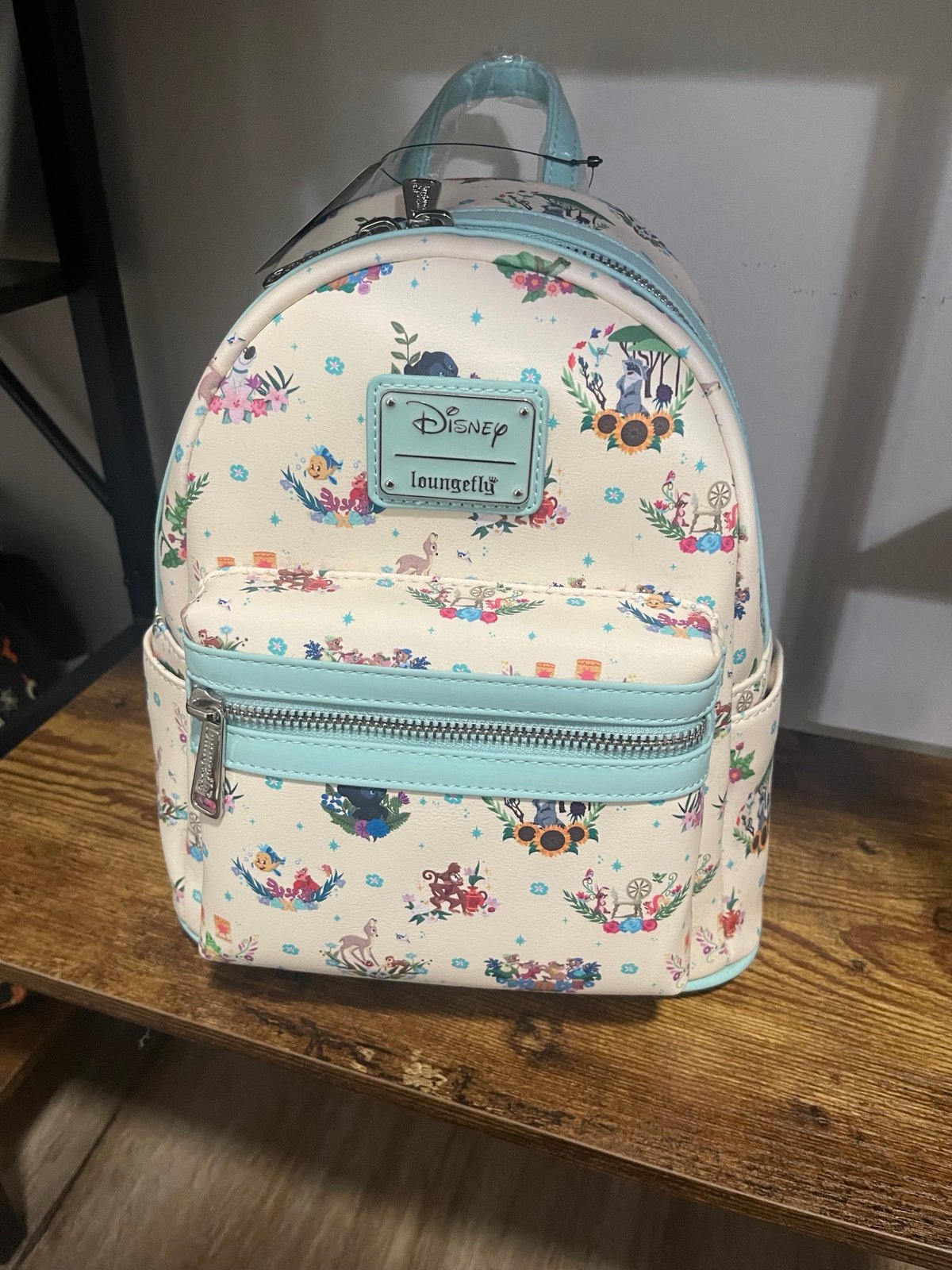 Loungefly Disney Princess Companion Animal Floral Print Backpack