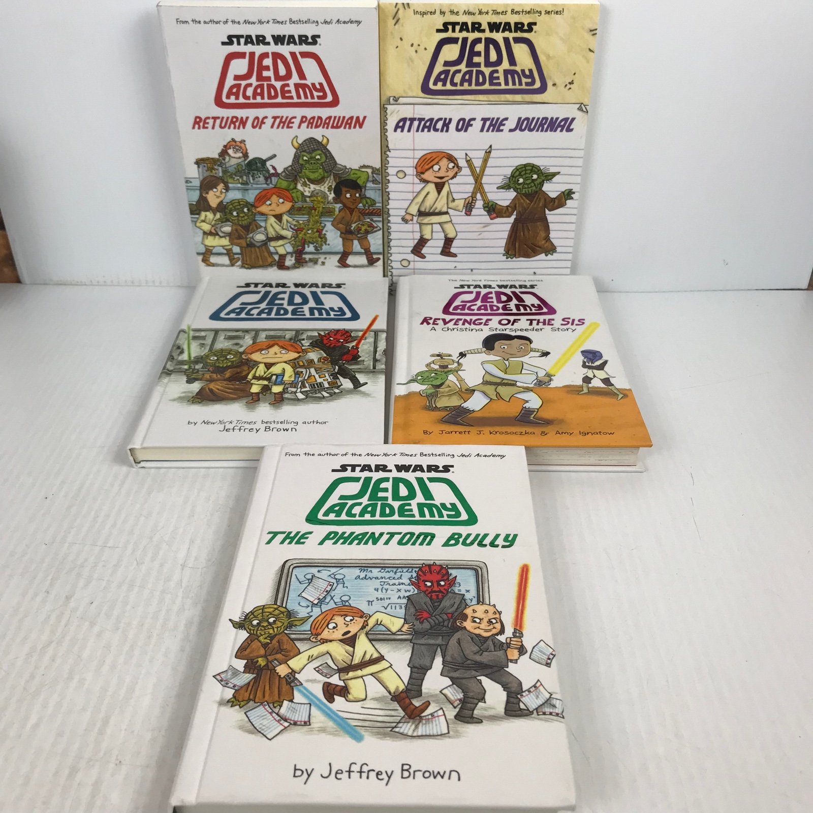 Star Wars Jedi Academy Books Lot x5