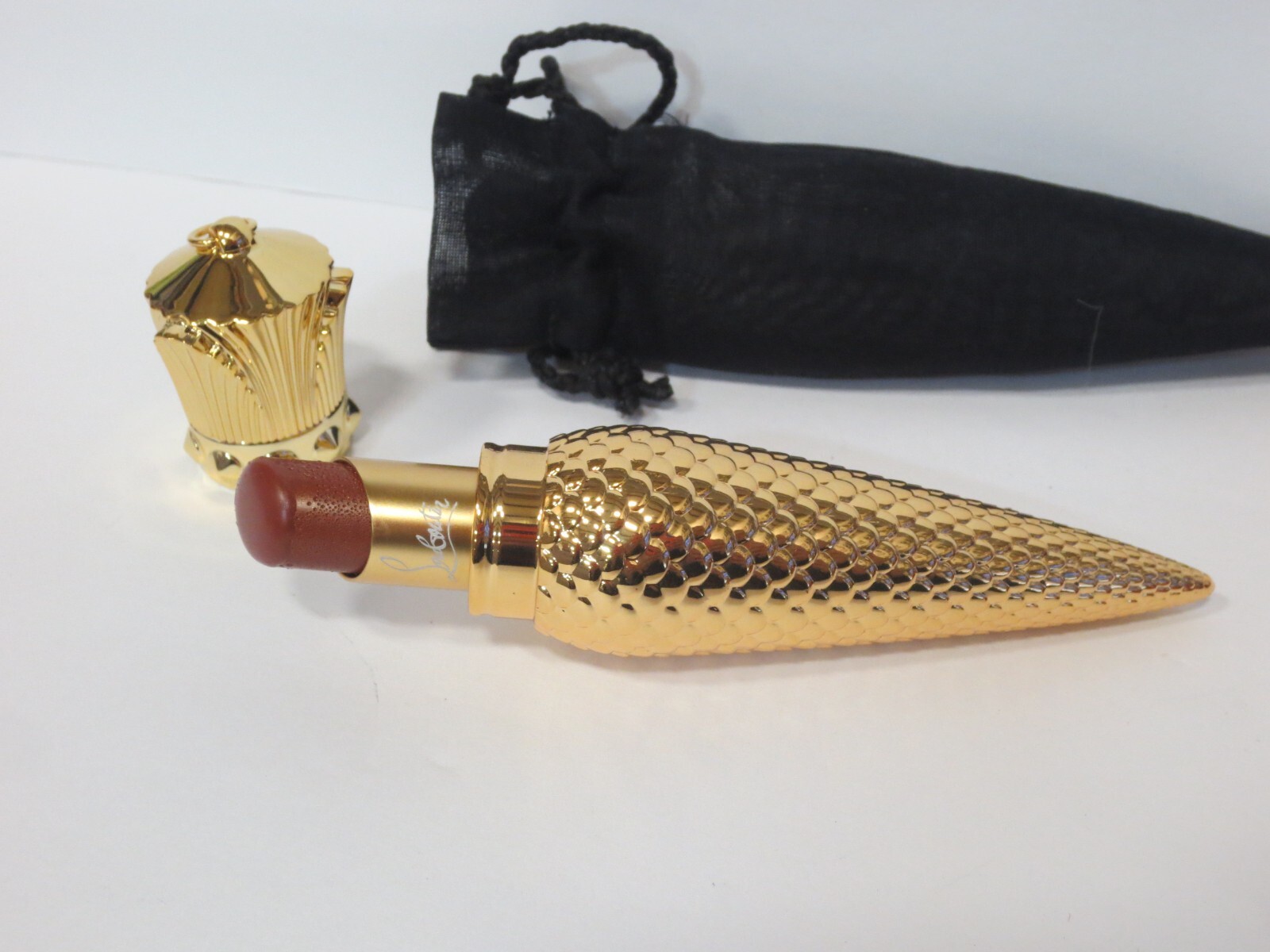 CHRISTIAN LOUBOUTIN LIPSTICK 717S FULL SIZE W/ BLACK DUSTER BAG