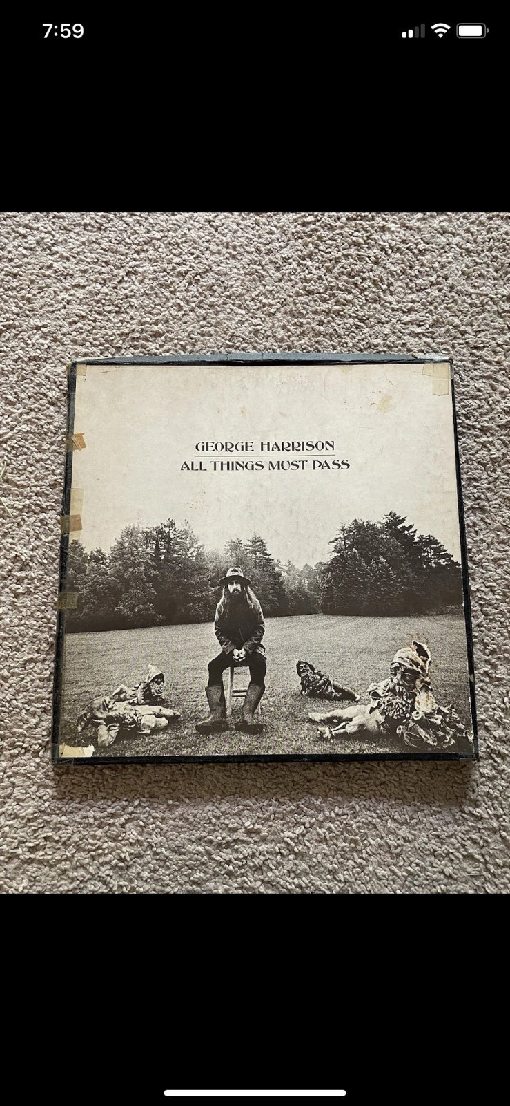 George Harrison “All Things Must Pass” original USA PRINT 1970