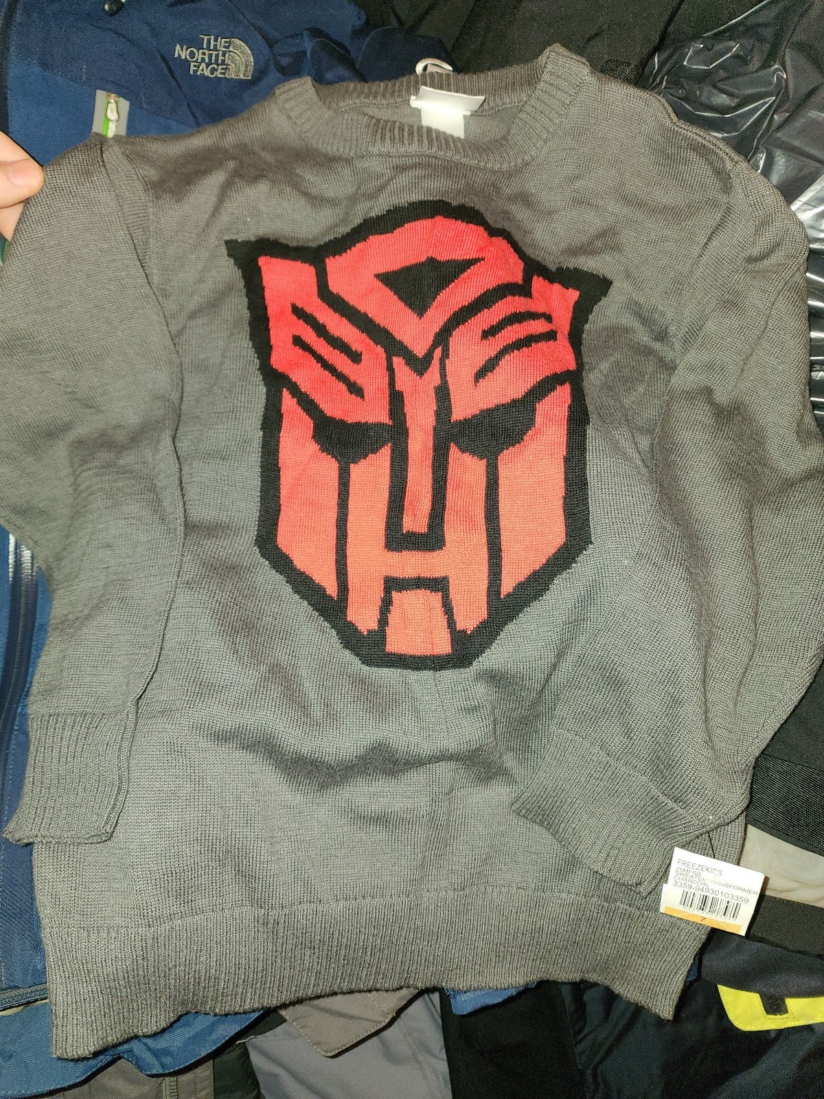 Rare Transformer Sweater Boys Sz 7