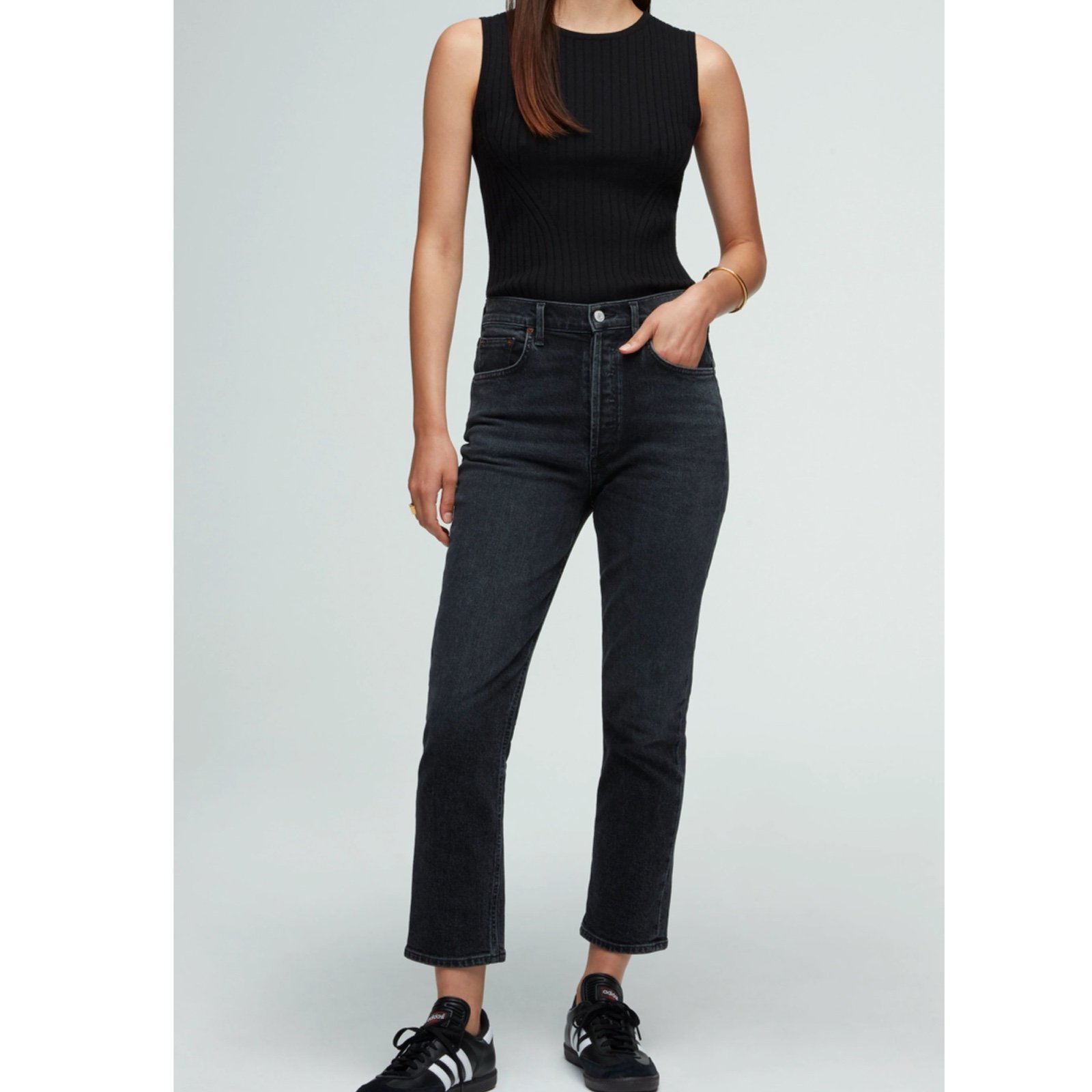 Agolde Riley Women’s Straight Crop Jeans