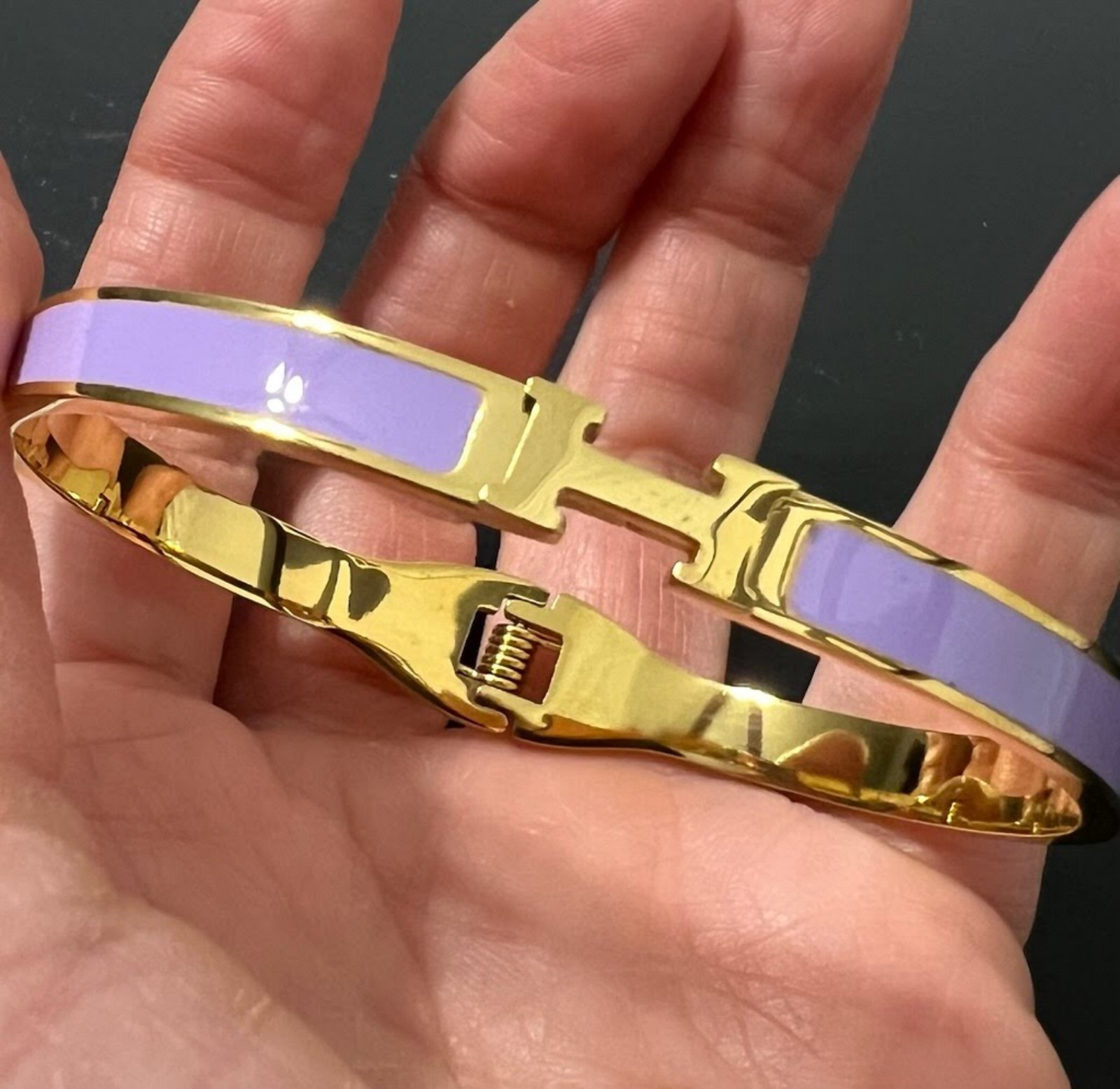 H purple Bangle