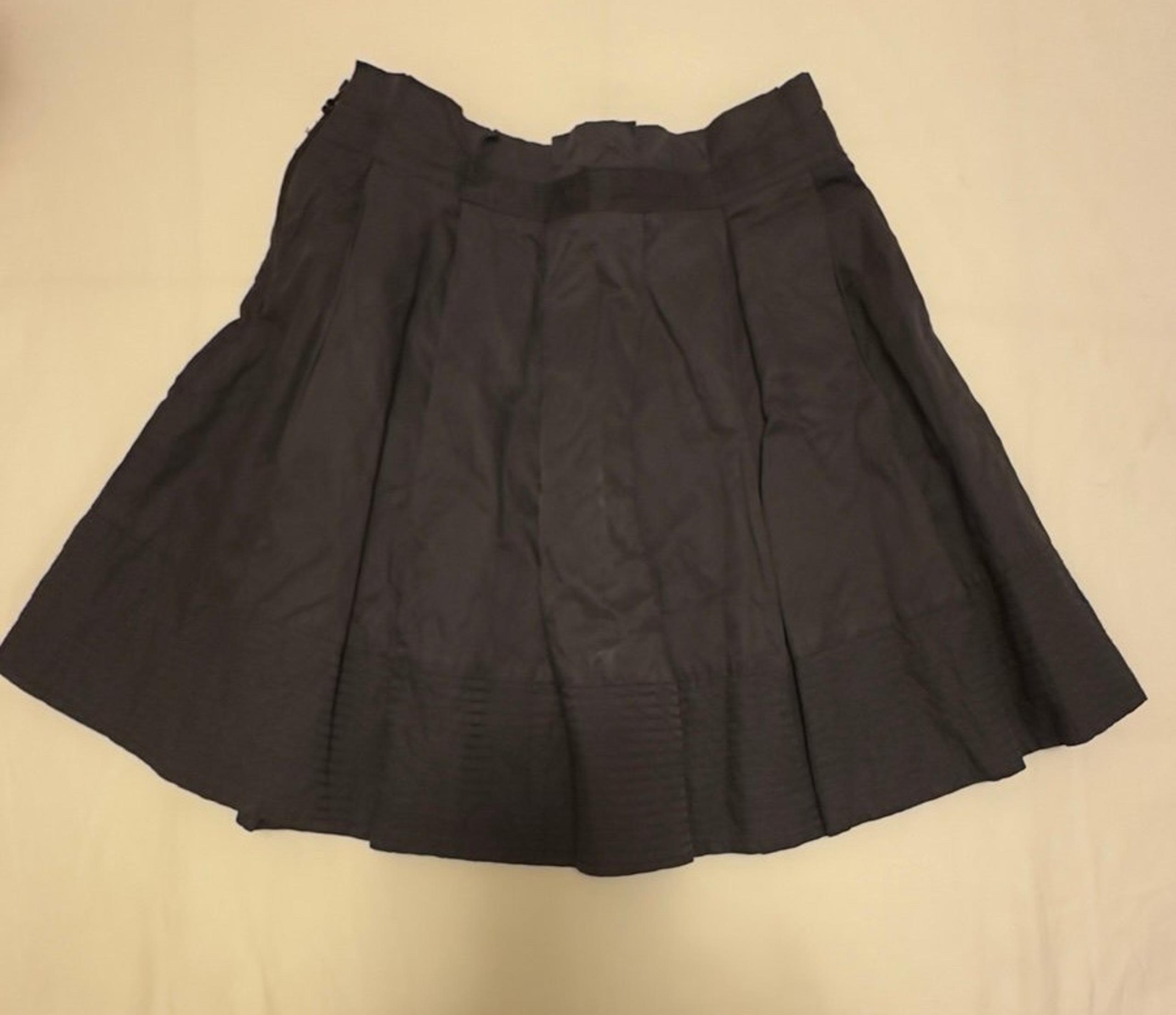 Bebe Plated Mini Skirt With Pockets