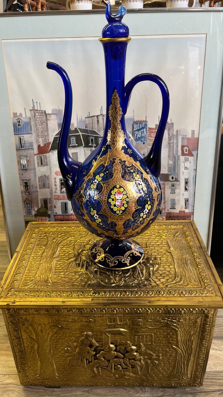 Blue Persian bottle