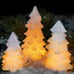 White Christmas Tree Shaped Flickering Flameless Candles -(FREE SHIPPING)