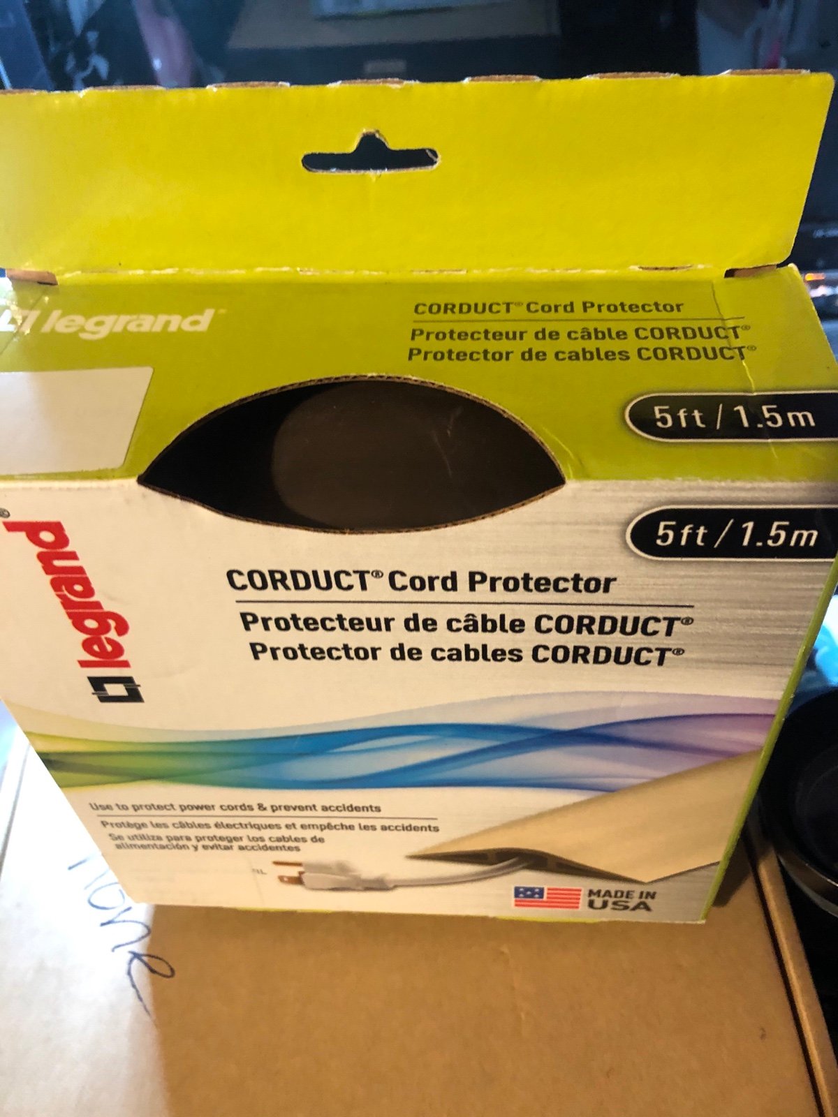 Legrand Corduct 2 packages in a lot - 5' Overfloor Cord Protector