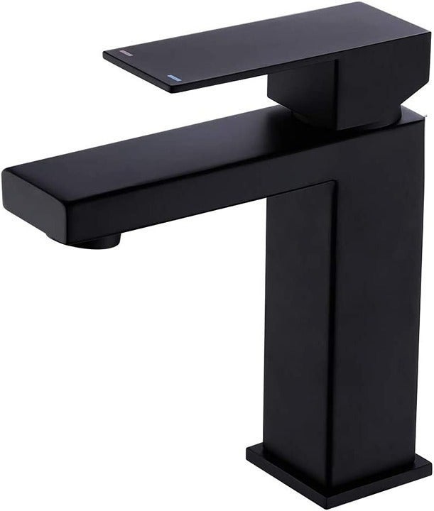 Black Bathroom Single Handle Faucet