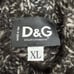 D&G Dolce & Gabbana Italian Thick Chunky Black Grey Marled Turtleneck XL Sweater