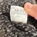 D&G Dolce & Gabbana Italian Thick Chunky Black Grey Marled Turtleneck XL Sweater