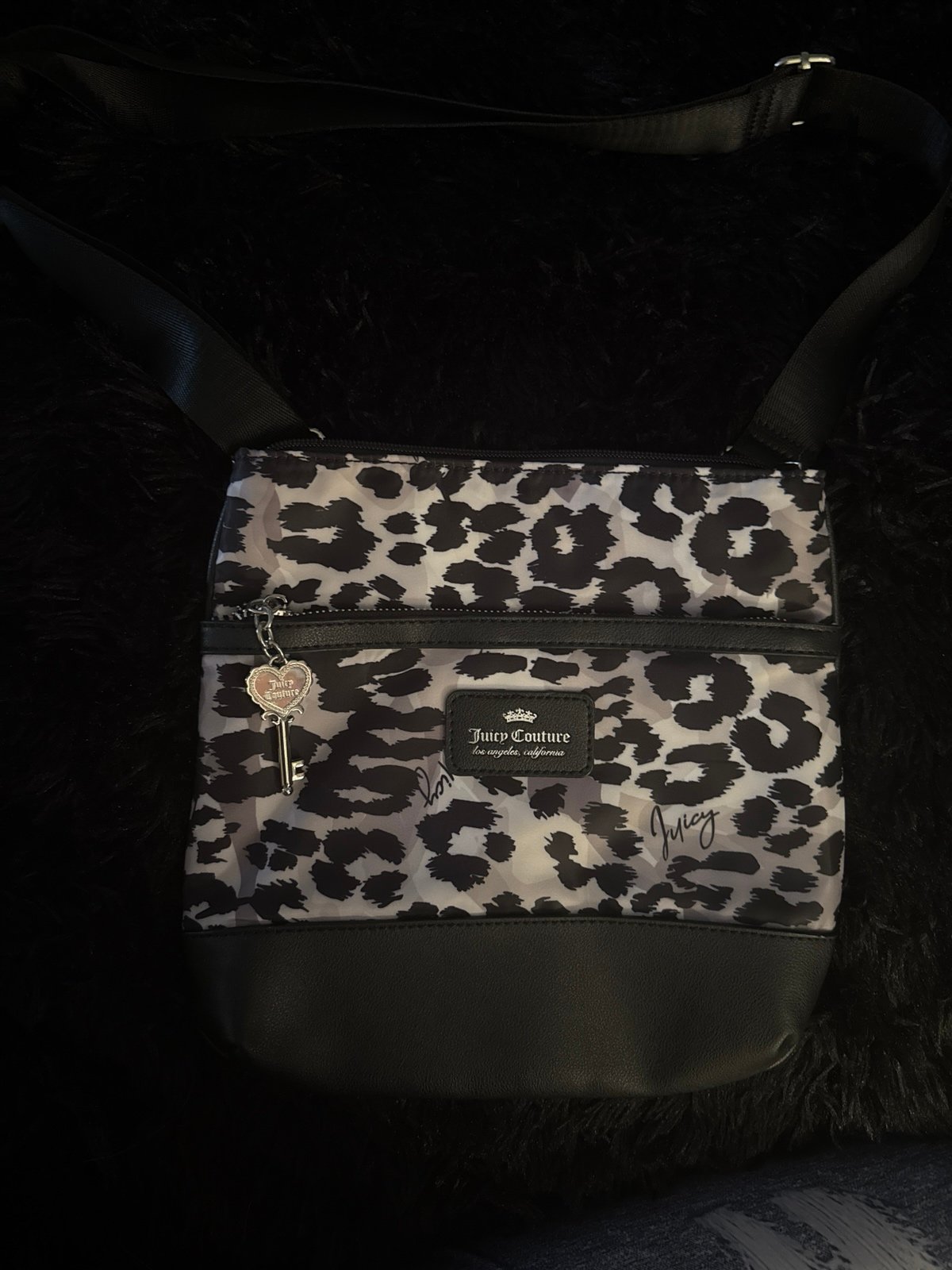 Juicy Couture leopard cross body