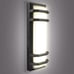 LUXRITE LED Outdoor Wall Light, 15.75in Modern Outdoor Wall Sconce, 3CCT 3000K 4
