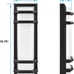 LUXRITE LED Outdoor Wall Light, 15.75in Modern Outdoor Wall Sconce, 3CCT 3000K 4