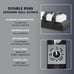 LUXRITE LED Outdoor Wall Light, 15.75in Modern Outdoor Wall Sconce, 3CCT 3000K 4