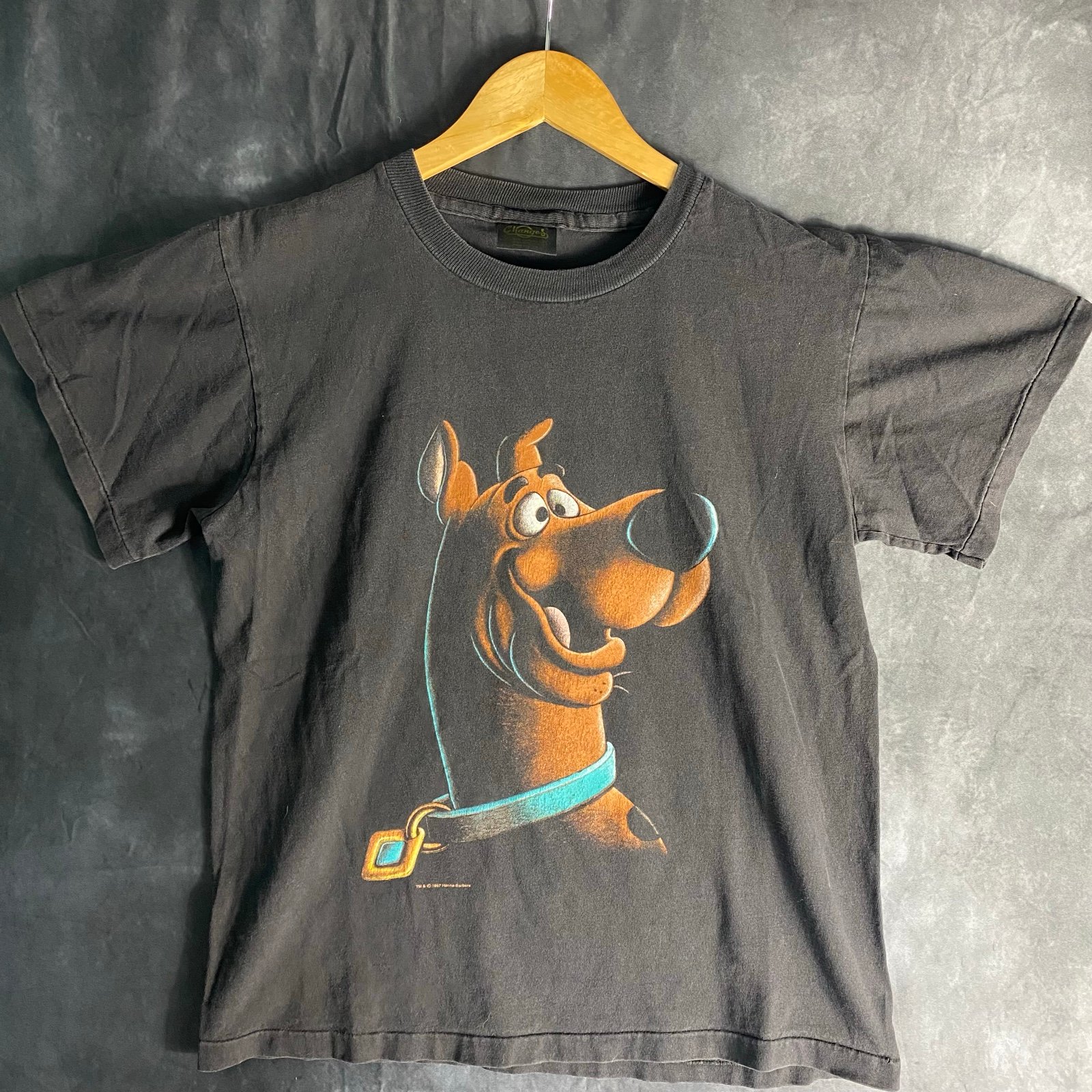 YOUTH RARE Vintage 1997 Scooby Doo Blackout Shadow Series T Shirt Shirt XL