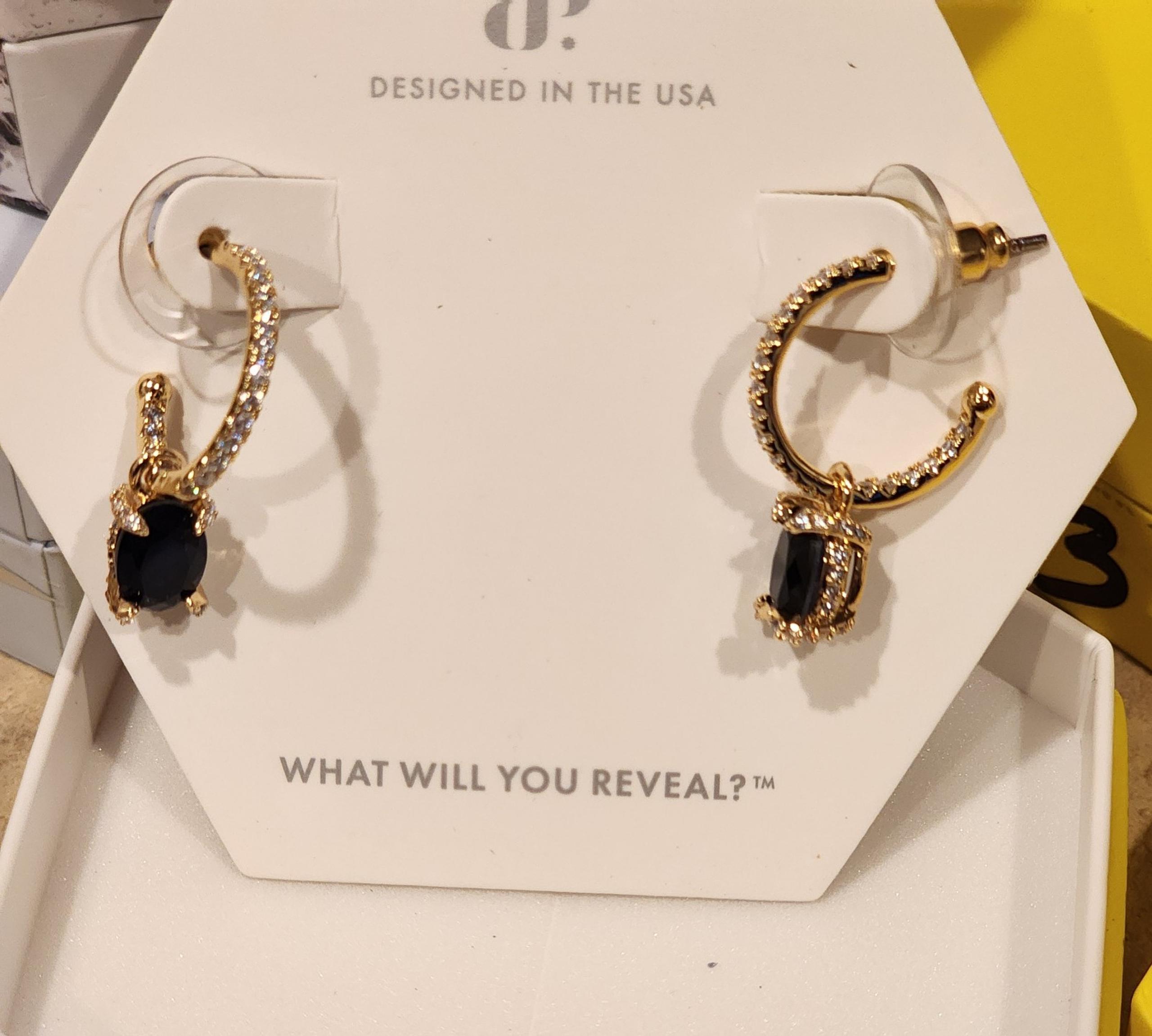 B9mb party og earrings Sapphire on Gold