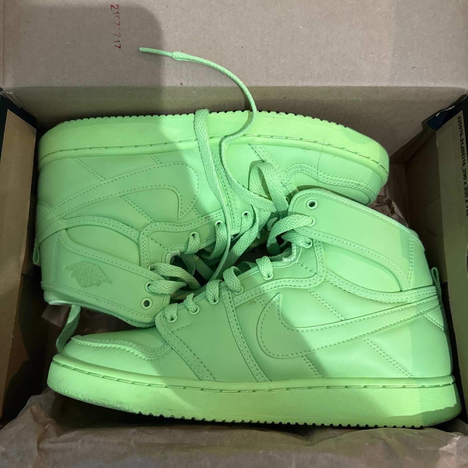 Nike Jordan 1 Retro AJKO Billie Eilish Ghost Green Sneakers
