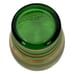 Vintage Borske Sklo Shot Glass Emerald Green Gold Red Band Lot 6 Wide Mouth