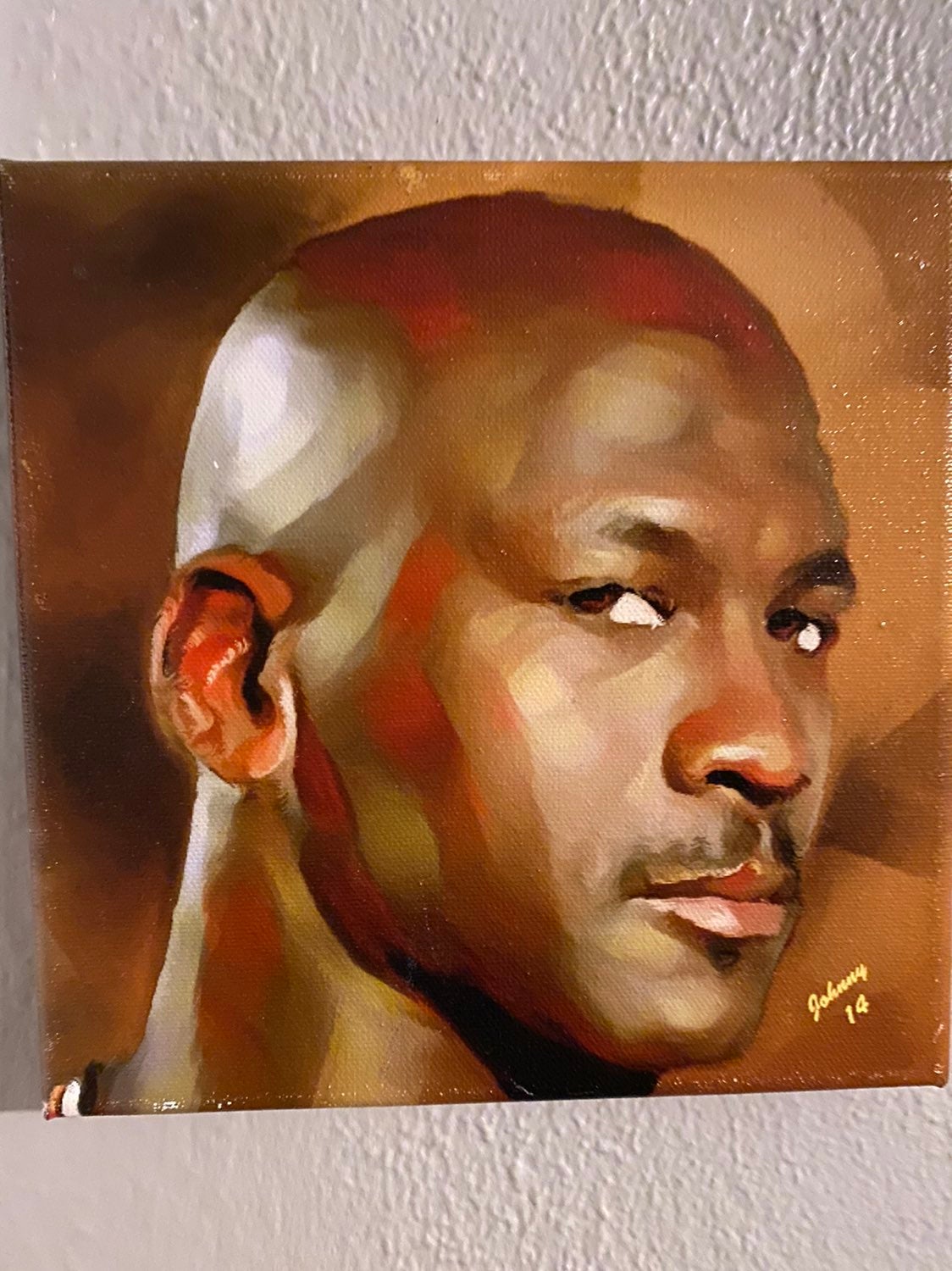 Michael jordan canvas painting