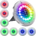 Solar Lights Outdoor with 16 LEDs, 8 Pack Bright Multi-Color
