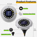 Solar Lights Outdoor with 16 LEDs, 8 Pack Bright Multi-Color