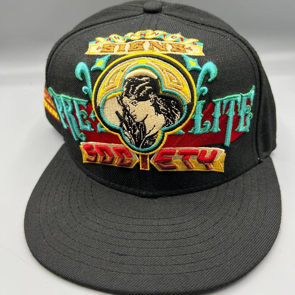 Signs Society Hat Men Black Small-Medium 9Fifty New Era Snap Back Cap S-M