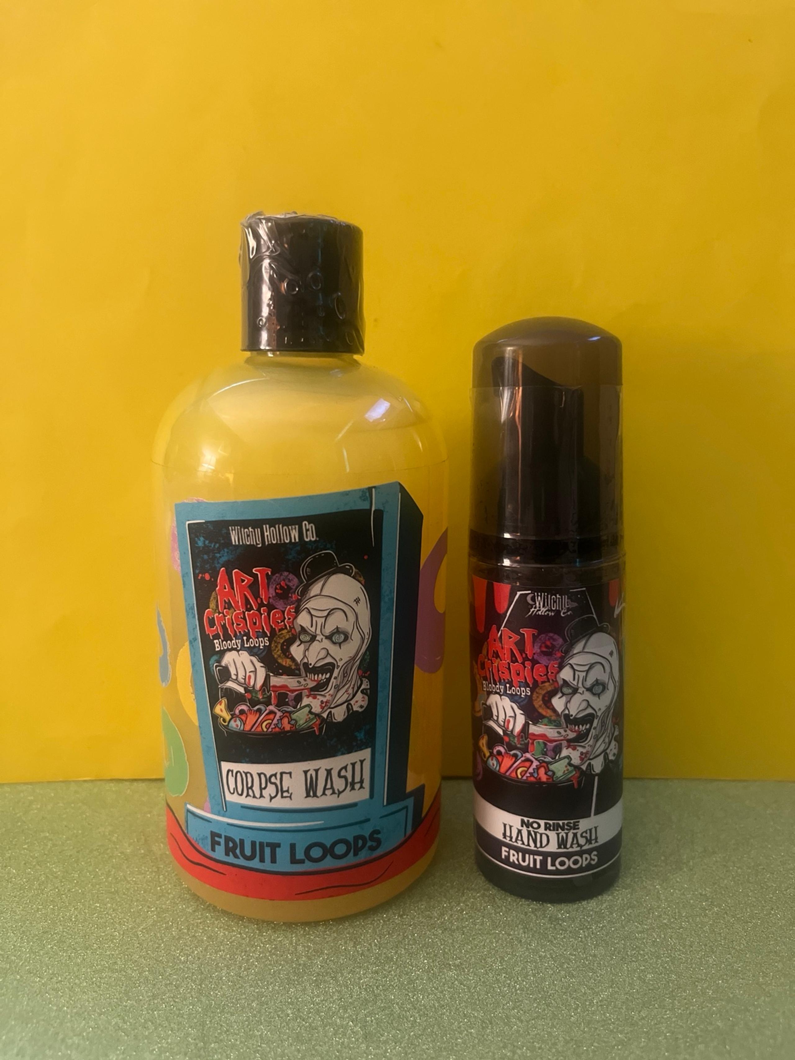 Indie the Terrifier inspired skincare “wash” set