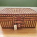 Vintage Wicker Picnic Basket NWT