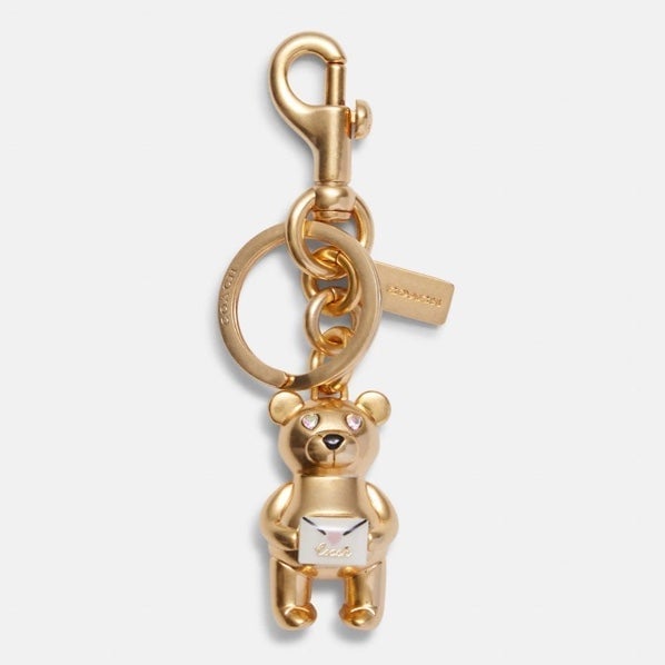 Coach Valentine's Day Bear Bag Charm