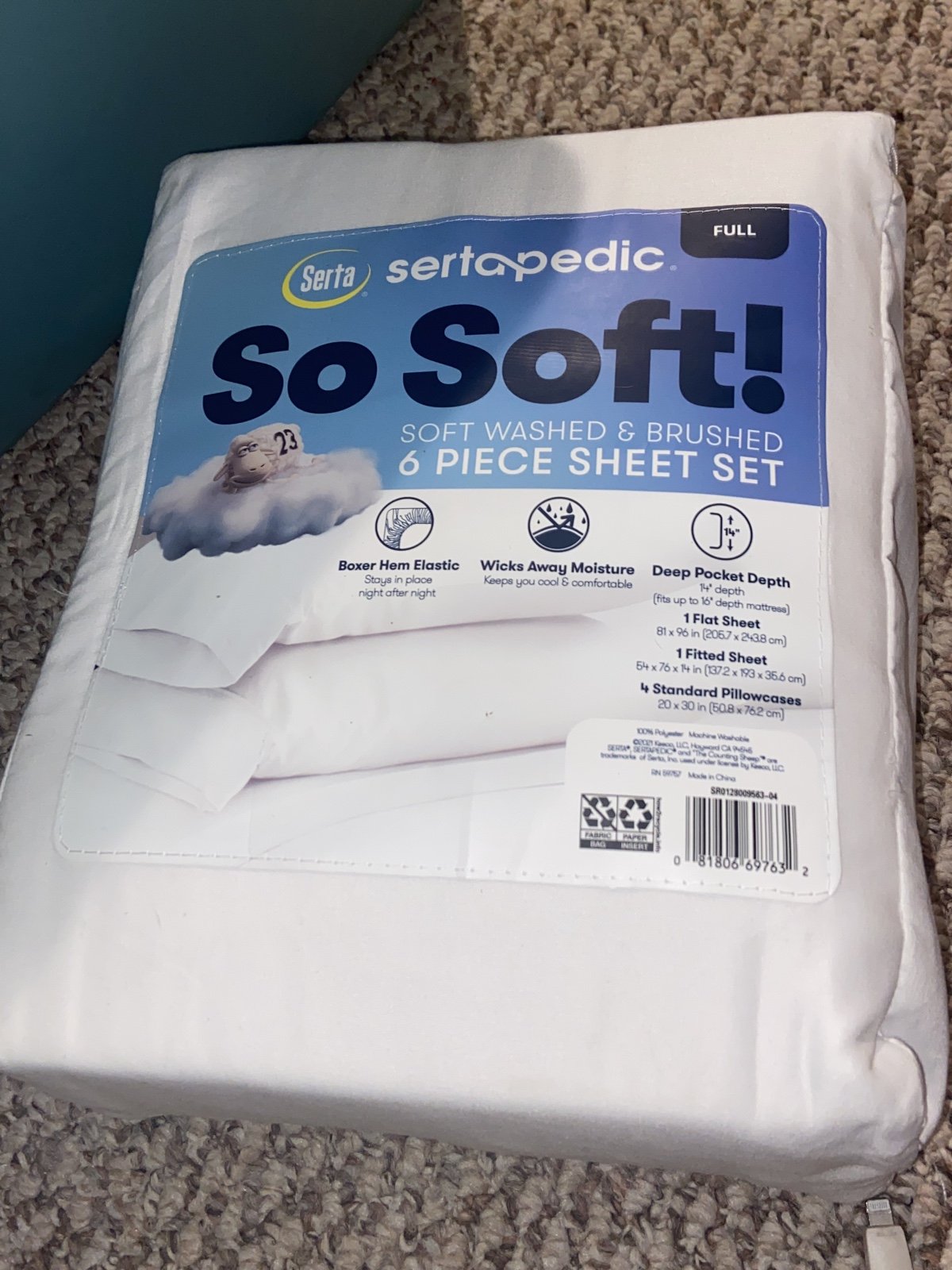 Sertapedic 6 piece full set