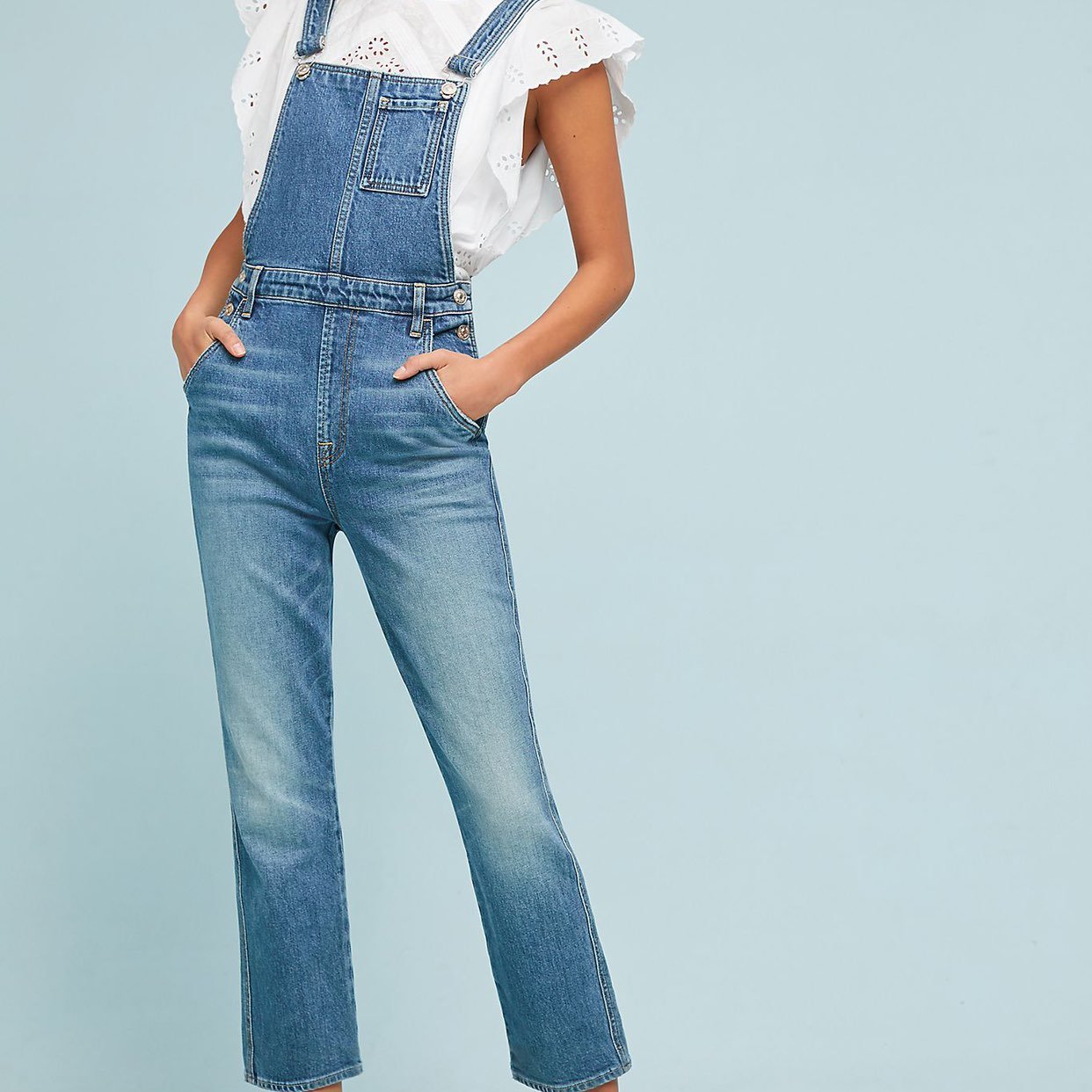 7 for All Mankind Denim Edie Overall - 2